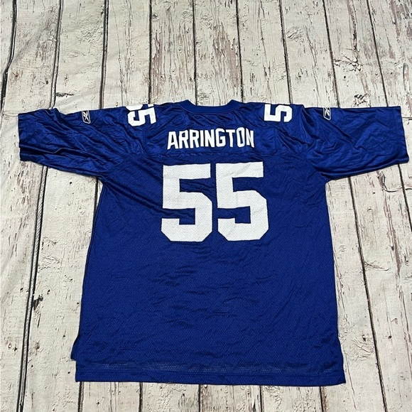 LaVar Arrington New York Giants Reebok NFL Football Sports Jersey - Picture 2 of 6